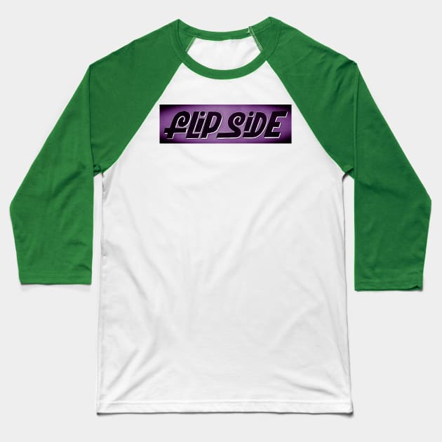 Los Angeles Flipside Fanzine Baseball T-Shirt by Hudley Flipside